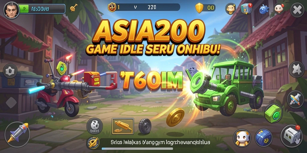 Screenshot gameplay ASIA200 yang menunjukkan aksi Idle yang seru.