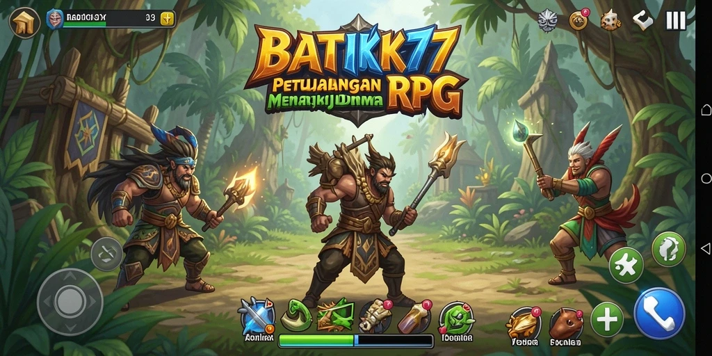 Tangkapan layar gameplay BATIK77 menampilkan pertarungan yang mendebarkan.
