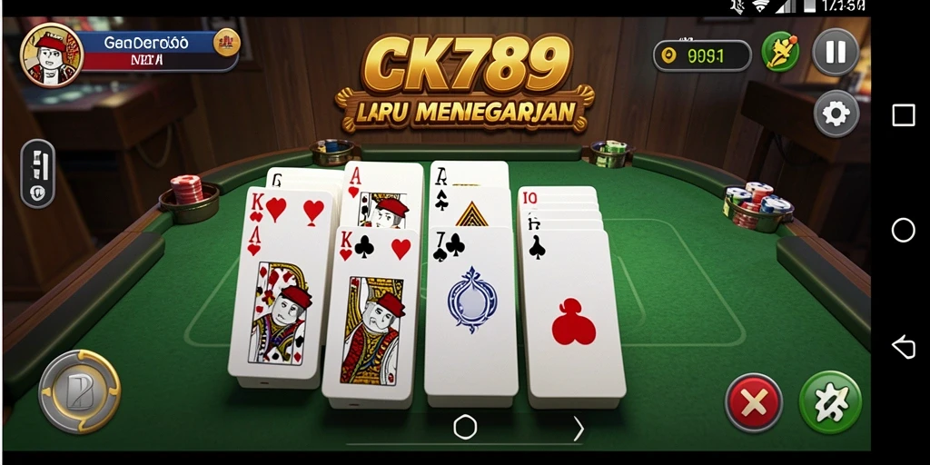 Gameplay menegangkan dalam permainan Domino CK789.