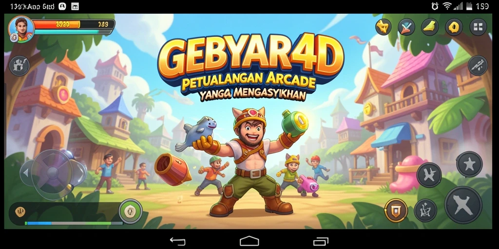 Tampilan gameplay seru dan menantang di GEBYAR4D.