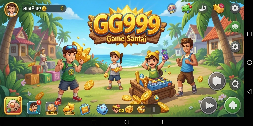 Screenshot dari gameplay GG999 yang penuh warna dan menarik.