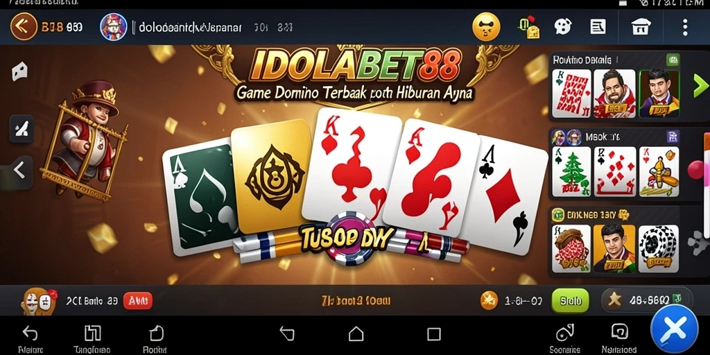 Gameplay Domino yang mendebarkan dan penuh strategi.