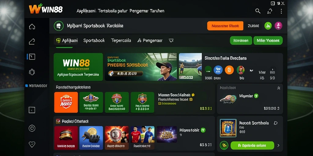 Screenshot gameplay WIN88 menampilkan pengalaman sportsbook yang menarik.
