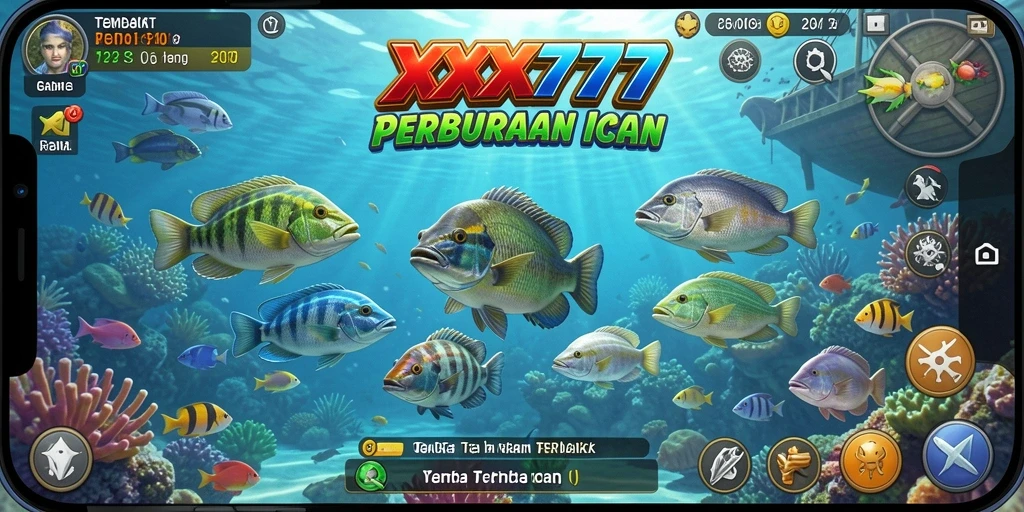 Gameplay seru Tembak Ikan di XXX777.